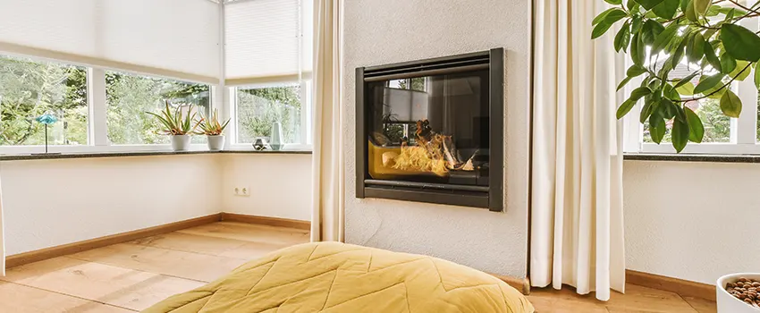 Residential Fireplace Ceramic Glass Installation in Newburyport, MA