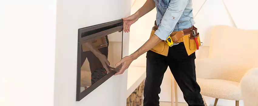 Metal Fireplace Installation in Newburyport, Massachusetts